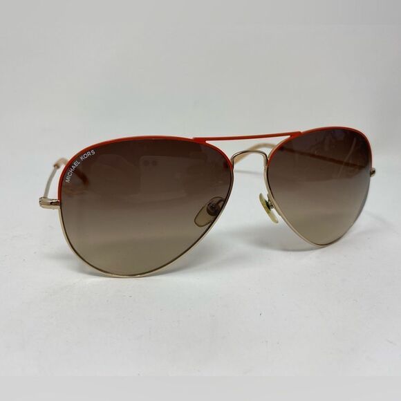 Michael Kors Accessories - Michael Kors Red and Gold Aviator Sunglasses